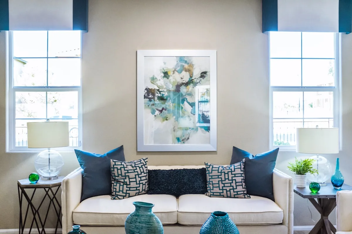 Furniture detail in a curated interior