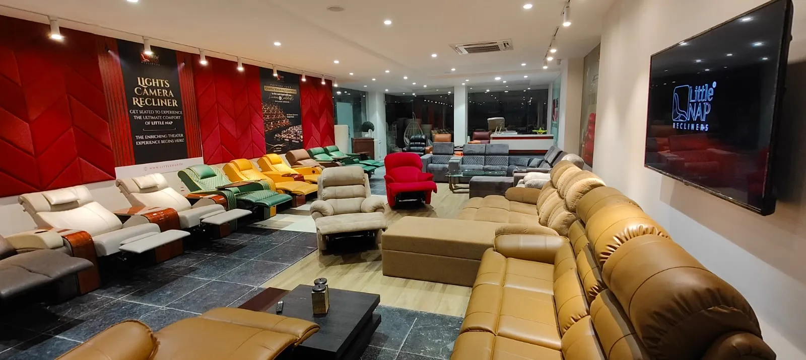 Sofas on show