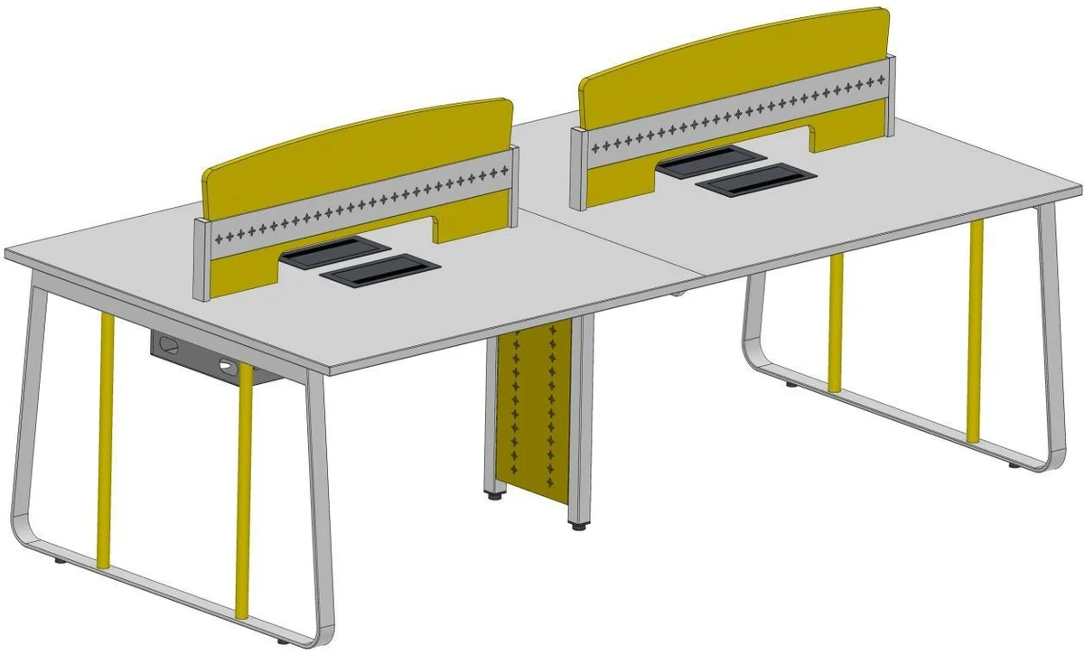 Desk Screen — Yellow